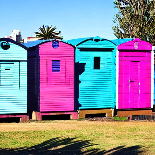 Brighton Bathing Boxes i Melbourne
