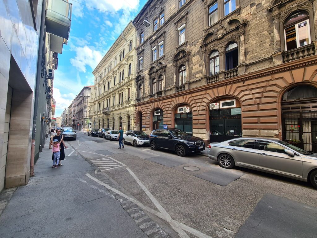 En gade i Budapest