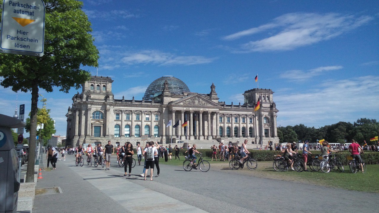 Reichstag (Rigsdagen) i Berlin